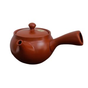Ấm gốm Tokoname Nhật Bản truyền thống màu nâu đỏ - E14